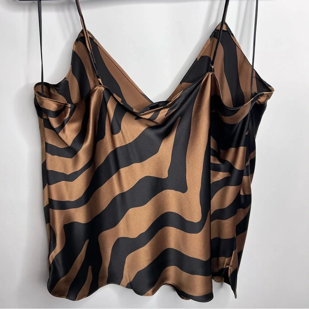 Banana Republic 100% silk XL Animal Print Camisole Sold Out - Picture 10 of 15